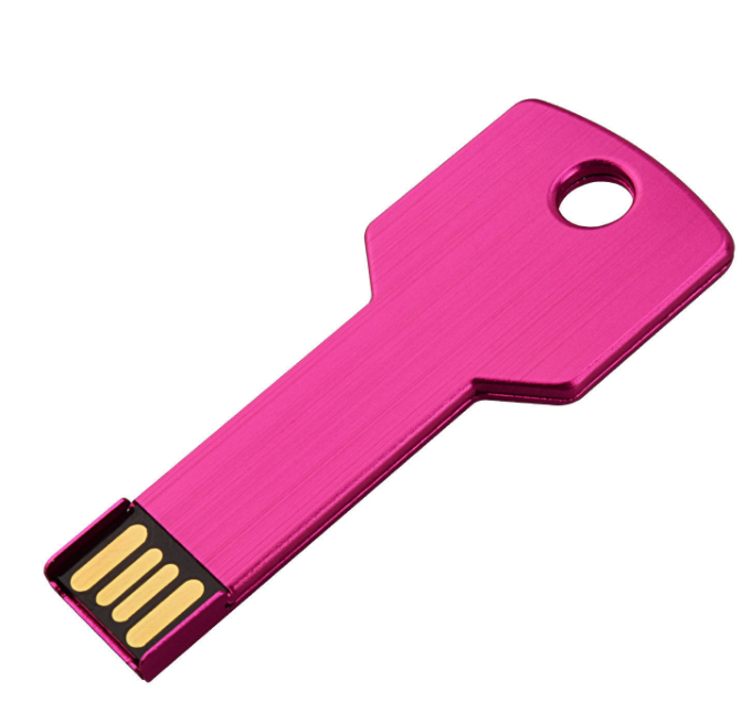 Metal key shape USB driver