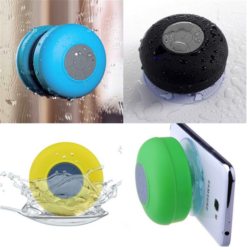 Outdoor Portable Mini Wireless Shower Waterproof Bluetooth Speaker with Suction Cup